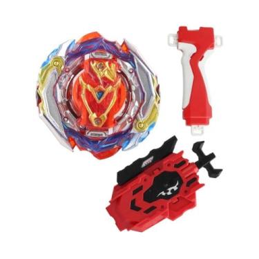 Imagem de Zest Achilles Bey Burst B-201 Pião De Metal Com 3 Modos De Giro E Lanç