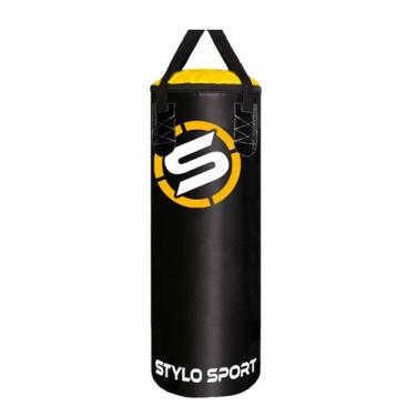 Imagem de Saco de pancada infantil 70x90 treino boxe stylo - STYLO SPORT, Amarel