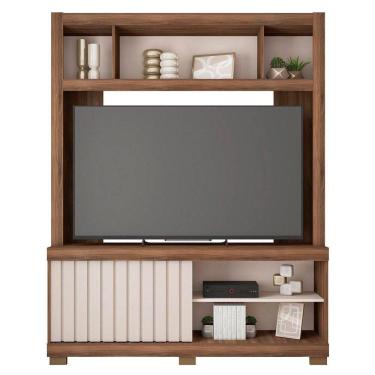 Imagem de Estante Para Tv Até 65 Polegadas Cinne Caemmun Nogueira San Remo/off Perfect