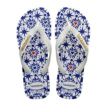 Imagem de Chinelo Feminino Havaianas Top São Luis - Branco-Feminino