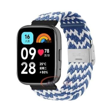 Imagem de Pulseira Elástica Trançada De 22mm Para Redmi Watch 3/5 Lite, Ajustáve