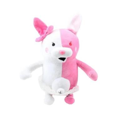 Imagem de Brinquedo De Pelúcia Monokuma Urso Preto E Branco, Bonecos Macios Para