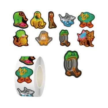 Imagem de Conjunto De Adesivos Italian Brainrot, Decalques Engraçados De Animais