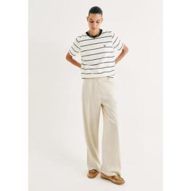 Imagem de Calça Feminina Reta Em Tecido Rústico-Feminino