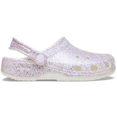 Imagem de Sandália Crocs Classic Fantasy Glitter Clog K White-Unissex