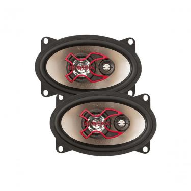 Imagem de Alto Falante Triaxial para Som Automotivo B3X46X 4X6 40W RMS 4R Preto com Cone em Polipropileno e Tweeter Mylar Bravox