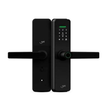 Imagem de Fechadura Digital Inteligente Get SmartQ WiFi Biometria Cor:Preto, Pre