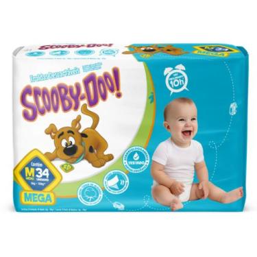 Imagem de Fralda Descartável Scooby Doo Mega Todos os Tamanhos, (M)