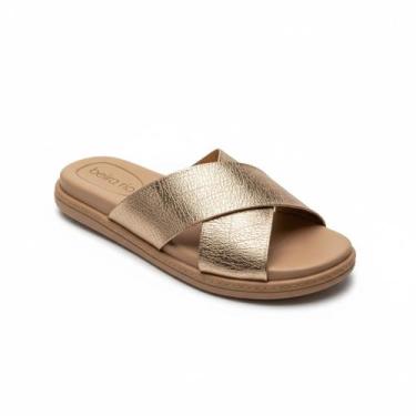 Imagem de Beira Rio Sandália Ouro Rosado Feminino Leveza -, Ouro rosado, 36