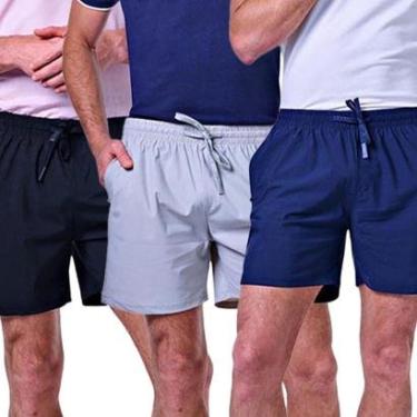 Imagem de Kit 3 Shorts Esportivos Masculinos Pacific Blue-Masculino