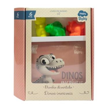 Imagem de Livro - Happy Baby Banho Divertido + Toys: Dinossauros