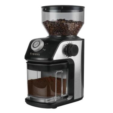 Imagem de Moedor elétrico fressa para café com 18 niveis de moagem em aço inox 1