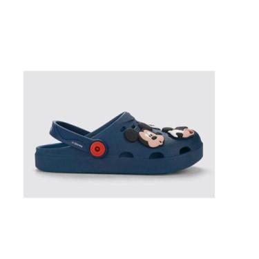 Imagem de Babuche Infantil Mickey Disney Grendene 022190, Azul, 28
