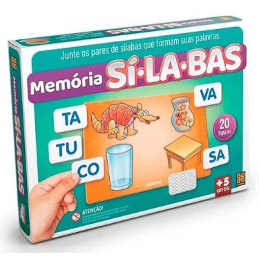 Imagem de Jogo da Memória Sílabas Grow
