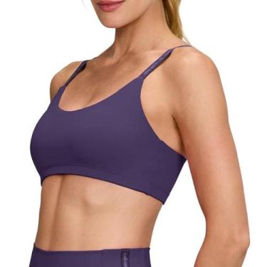 Imagem de Top alto giro com elástico ref:2531506 feminino, Roxo, GG