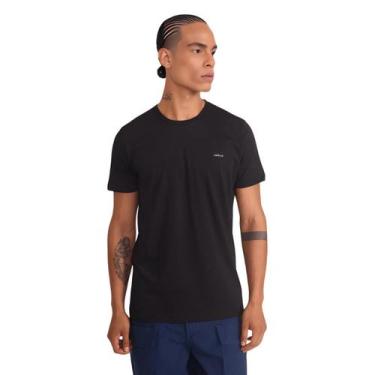 Imagem de Camiseta Masculina Estampa Minimalista Colcci, Preto, G