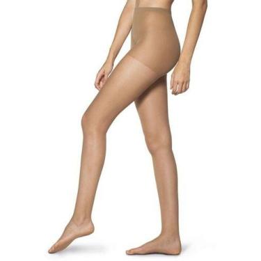 Imagem de Meia Calça Clássica Fina Lupo Loba Fio 15 Tradicional 5760, Bege, GG