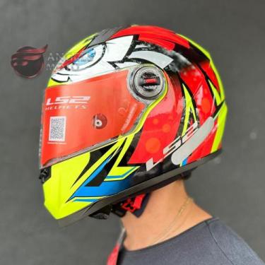 Imagem de Capacete LS2 FF358 Tribal Yellow, 62, Amarelo
