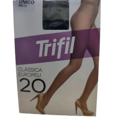 Imagem de Meia Calça Trifil Clássica Europeu Fio 20 3175.1153, Preto, EG