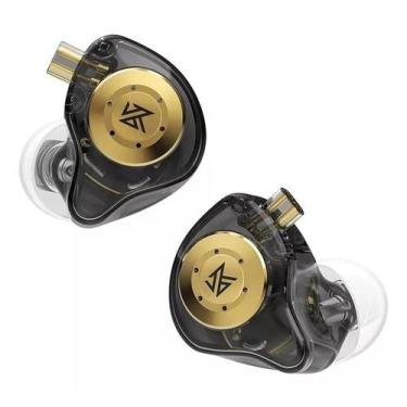 Imagem de Drivers Kz Edx Pro Fone De Ouvido Para Reposição, Preto Esquerdo