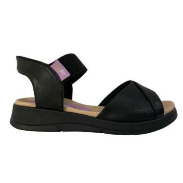 Imagem de Sandália piccadilly calce fácil ref: 535042 feminina, Preto, 35