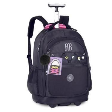 Imagem de Mochila De Carrinho Rebecca Bb 19" Rb27421 Preta - Rebecca Bonbon