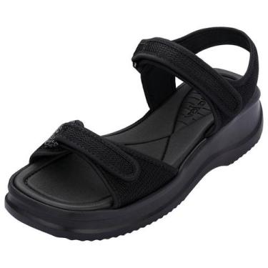 Imagem de Sandalia Papete Feminina Conforto Vera Soft Therapy Azaleia, Preto, 36