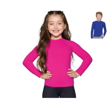 Imagem de Camiseta termica infantil c/ proteção uv praia-piscina prime - Selene,