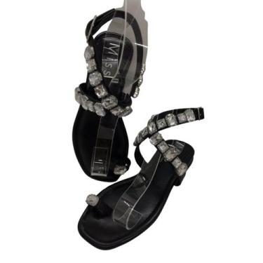 Imagem de Sandalia  Miss Shoes Onix 13 Melissa Preto, 38, Preto