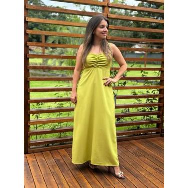 Imagem de Vestido Feminino Celebrate - Mabit, GG, Verde pistache