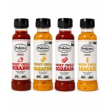Imagem de Kit Sweet Chilli Premium 4 Sabores Gourmet - Poletto