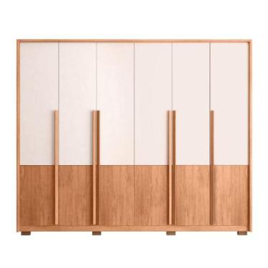 Imagem de Roupeiro caemmun hopper 6pts 6gav 8002200376473 freijo/off white