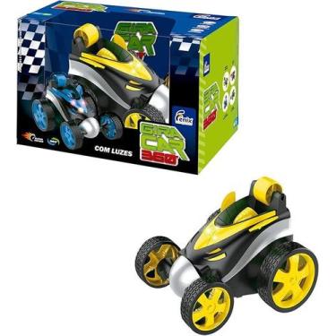 Imagem de Carrinho De Controle Remoto Gira Car 360 Amarelo Fenix
