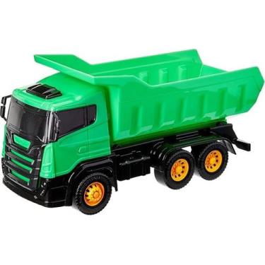 Imagem de Caminhão Caçamba Coletor de Lixo Strong Eco Green Nig