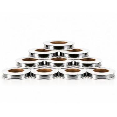 Imagem de Kit 10 Fitas Metaloide 10mm x 50 metros - Lantecor Escolha a Cor COR:P