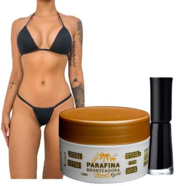 Imagem de KIT NATAL 01 PARAFINA BRONZEADORA GOLD 120G + 01 Biquíni para Marquinh