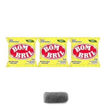 Imagem de Kit com 3 Pacotes Com 6 Esponjas De Aço Bombril
