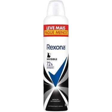 Imagem de Desodorante Antitranspirante Aerosol Rexona Invisble Feminino 72h 250m