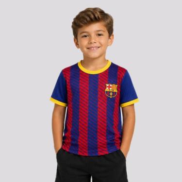 Imagem de Camisa Barcelona Illuvium Infantil Azul - Braziline, 2 ANOS