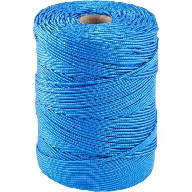 Imagem de Corda Multifilamento Trançada 3,0MM X 277M com Alta Resistência à Tração Azul Vonder