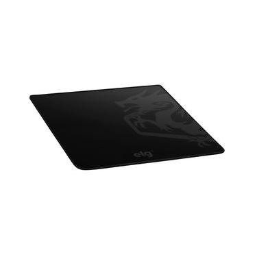 Imagem de Mousepad Gamer Merak Speed Grande ELG 45x40cm Borda Costurada Antiderrapante Preto
