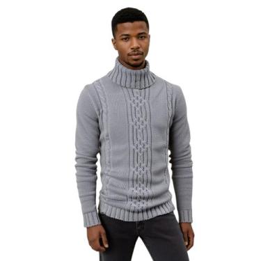 Imagem de Kit 3 Cacharrel Tricot Lã Masculina Canelada Ref: 818 - Morenna Piment