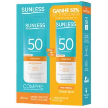 Imagem de kit protetor solar fps50 200g+120g sunless
