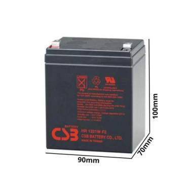 Imagem de Bateria CSB 12v 5ah para caixa de som, nobreak
