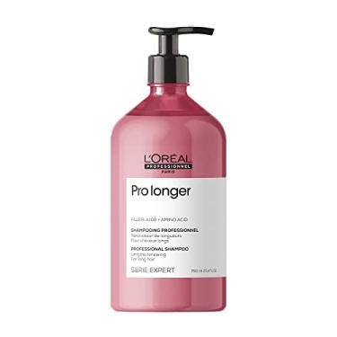Imagem de L'Oréal Professionnel Shampoo Pro Longer, Reduz a Quebra e Aparência de Pontas Duplas, Adiciona Volume e Brilho, Para Cabelos Finos e Com Afinamento, 750ml