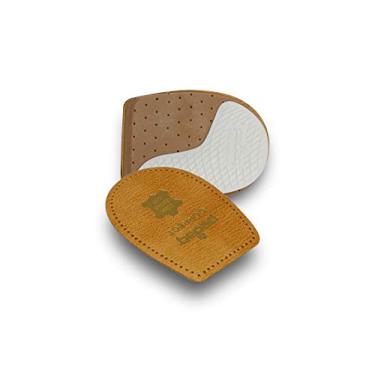 Imagem de pedag Correct | Inserção de alisador de salto cunha medial e lateral feita na Alemanha | Para pronação e supinação, dor no joelho, pernas de arco | Couro curtido vegetal | Pequeno (mulheres de 5 a 7)