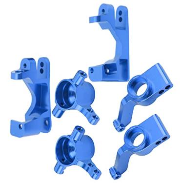 Imagem de Conjunto de transportador de cubo RC C, acessórios de controle remoto com copo de eixo traseiro para carro Slash 4X4 TSM 1/10 RC (azul)