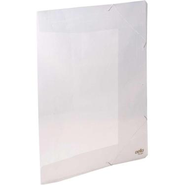 Imagem de Pasta Aba Elástica Plastica A3 Cristal Top Line Com 5 Uni