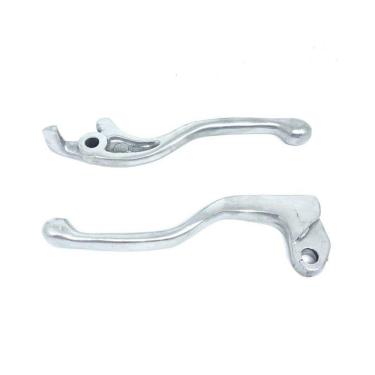 Imagem de Manete Lizard Curta Polida Xr 250 Xre 300 Xr 200 Nx 200 Bros 150 160 Par