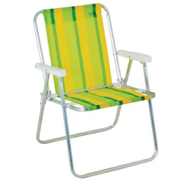 Imagem de Cadeira De Praia Mor Aluminio Alta 2101